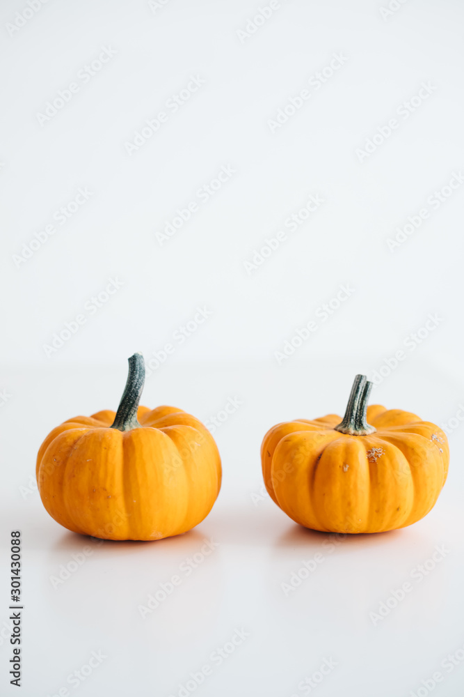 Fresh pumpkin isolated on white background. For Halloween, thanksgiving holiday and Autumn theme. Fresh pumpkin isolated on white background. For Halloween, thanksgiving holiday and Autumn theme.