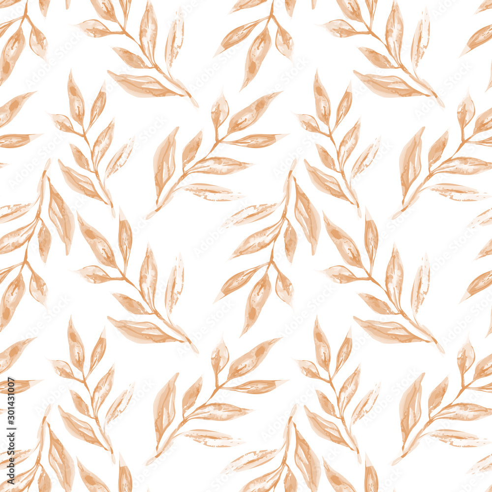 Leaves Seamless Pattern. Leaves Seamless Pattern.