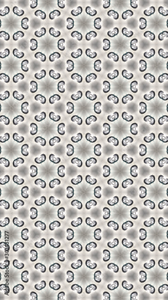 Seamless Pattern (Triangle shapes, White Star Light on Blue Textile Pattern) Seamless Pattern (Triangle shapes, White Star Light on Blue Textile Pattern)