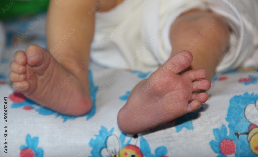 baby's legs on a diaper baby's legs on a diaper