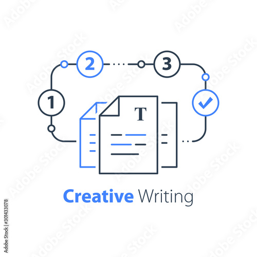 Creative writing and storytelling, education plan, document formation