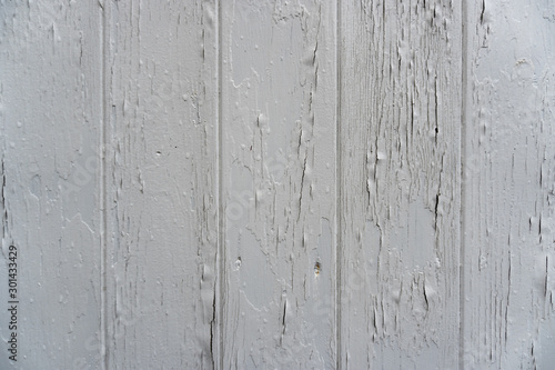 Cracked Flaking White Paint Wooden Pannels Texture