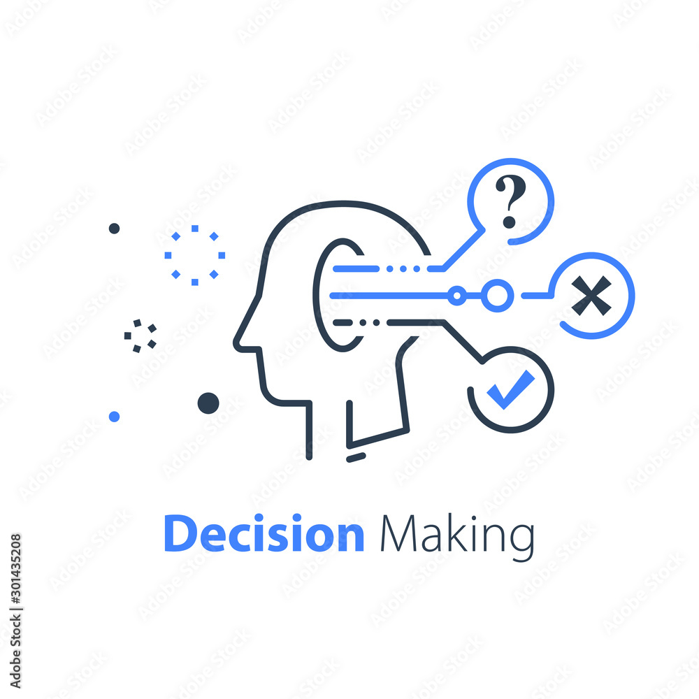 Decision making, mental trap, logical solution, critical thinking Decision making, mental trap, logical solution, critical thinking