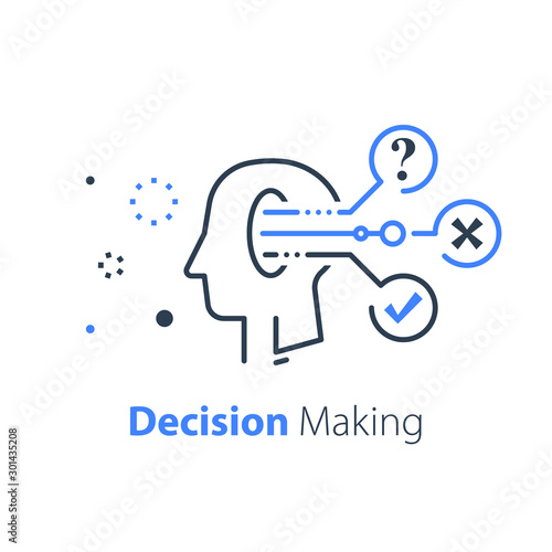 Decision making, mental trap, logical solution, critical thinking