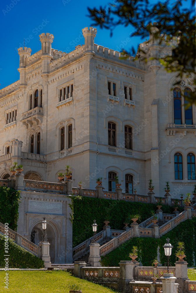 Miramare Castle in Trieste