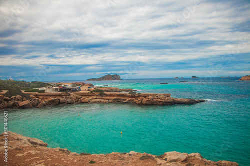 Tropical beach-Cala Tarida-Ibiza