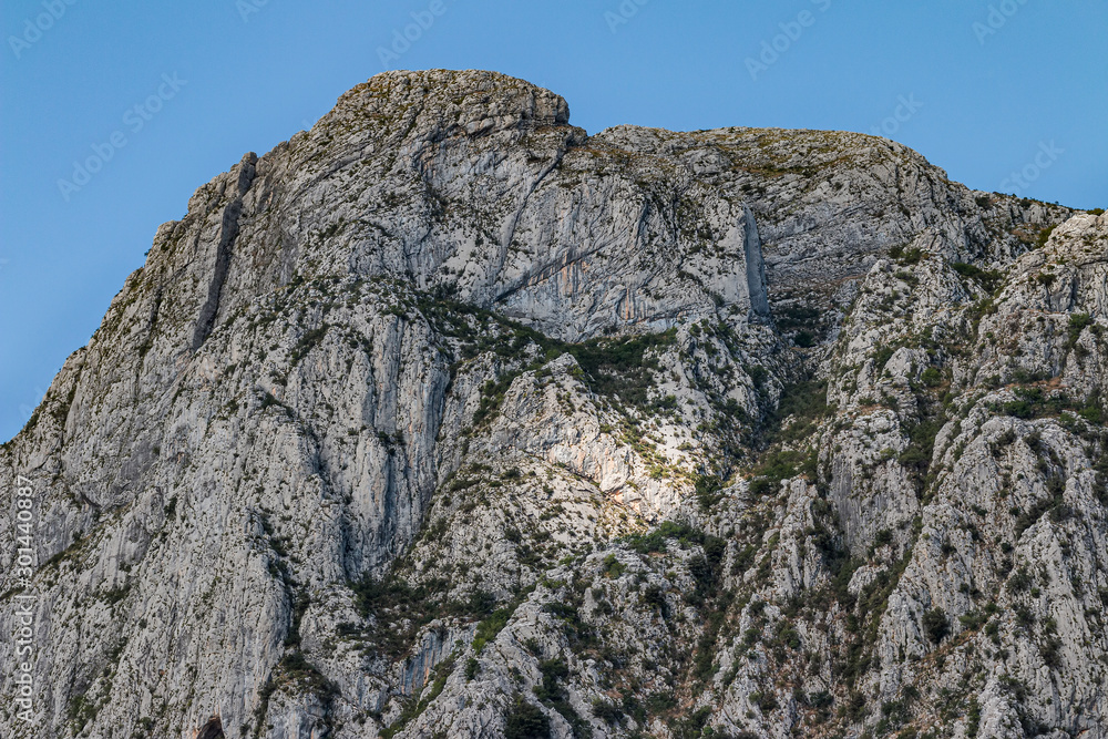 Mountains and Sky, vacation in Montenegro. Ray of light on the mountain Mountains and Sky, vacation in Montenegro. Ray of light on the mountain