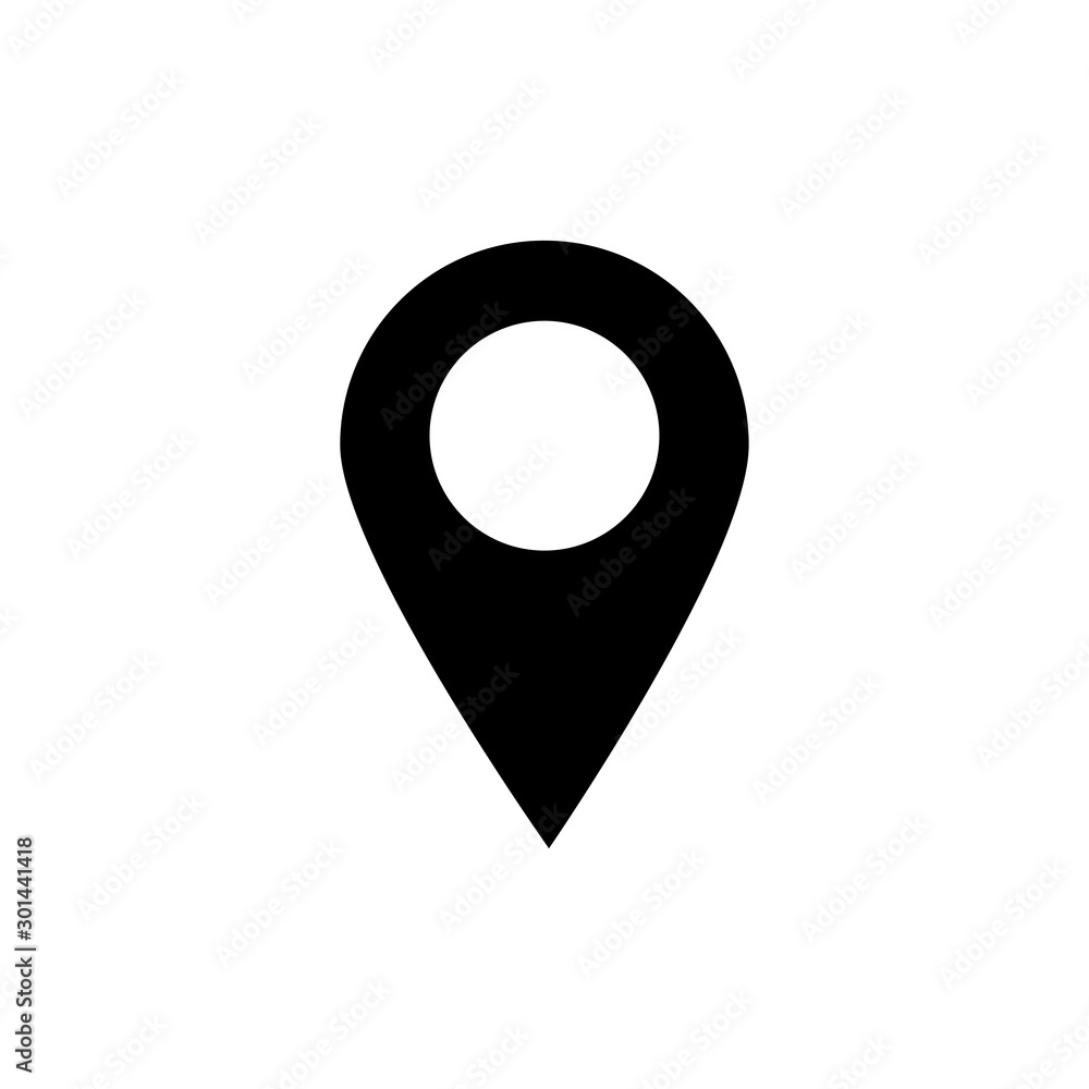 Location Pin Icon flat design Location Pin Icon flat design