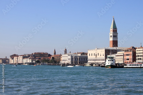 Giudecca channel in Venice, Italy