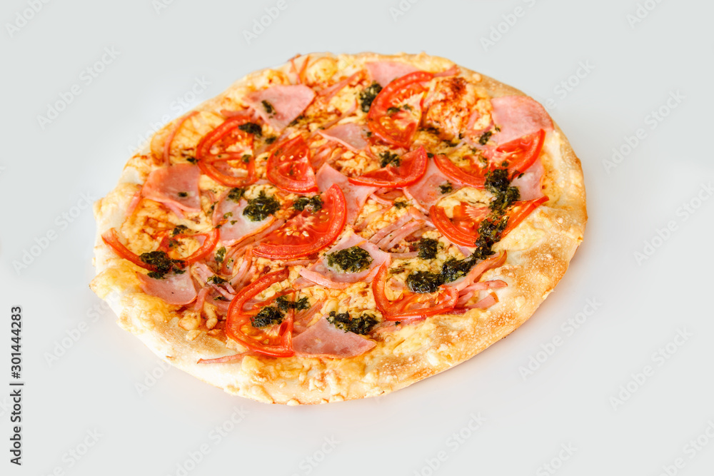 Food on a white background