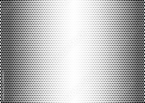 Abstract halftone dotted background. Monochrome pattern with square. Vector modern pop art texture for posters, sites, cover, business cards, postcards, art design, labels and stickers.