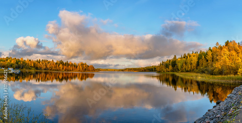 Kajosaari island, lake Ladoga, Karelia, Russia.