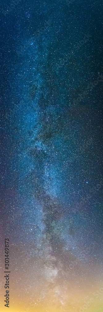 Galaxy Milky Way - night sky panorama
