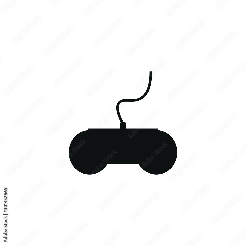 vector simple shapes icon of video game controller vector simple shapes icon of video game controller