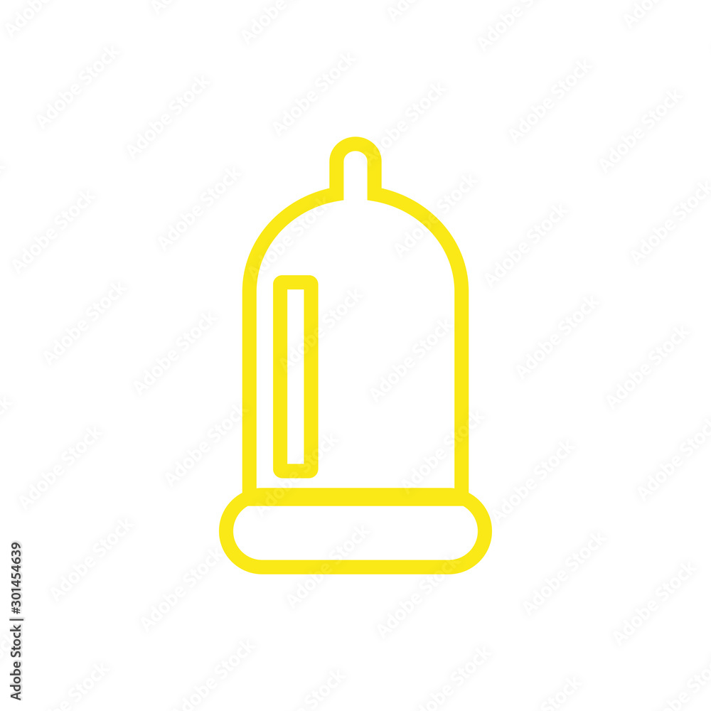 condom simple shapes vector icon condom simple shapes vector icon