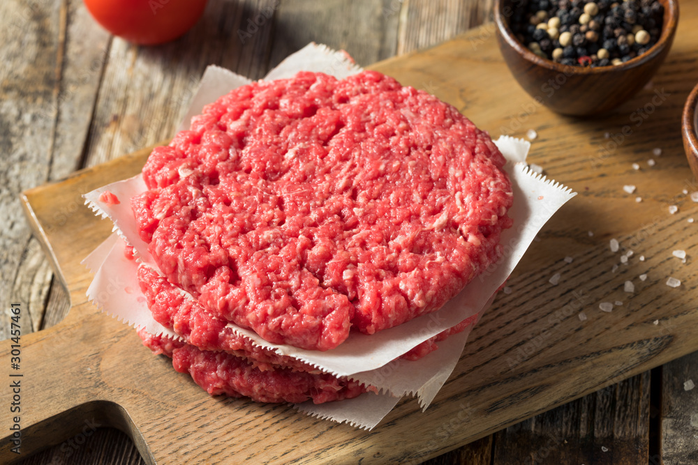 Raw Red Organic Hamuburger Pattys Raw Red Organic Hamuburger Pattys