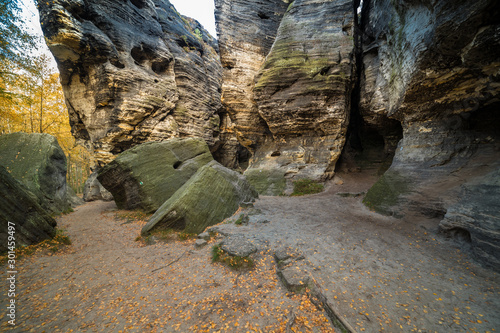 The Tisa Rocks, Tisa Walls Tiske steny, Tyssaer W nde , Czech republic