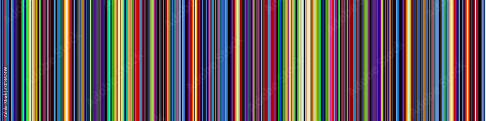 Fototapeta premium Digital art, panoramic abstract 3D objects, Germany