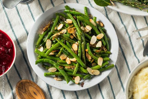 Tableau sur toile Homemade Sauteed Green Beans