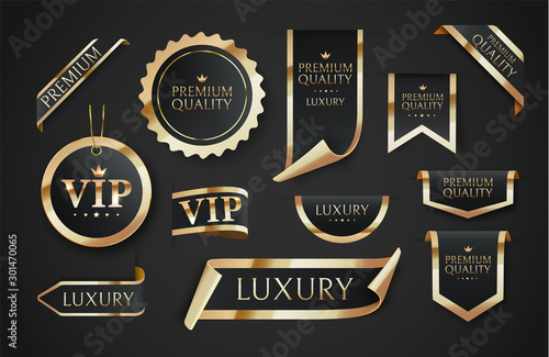 Premium quality vector badges or tag