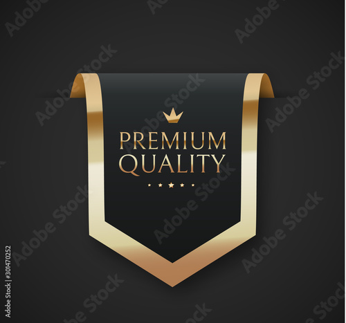 Premium quality vector badges or tag