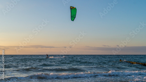 Kitesurfen - Ostsee Rückenwind
