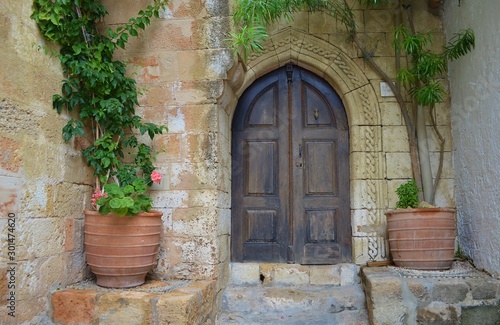 door in old house