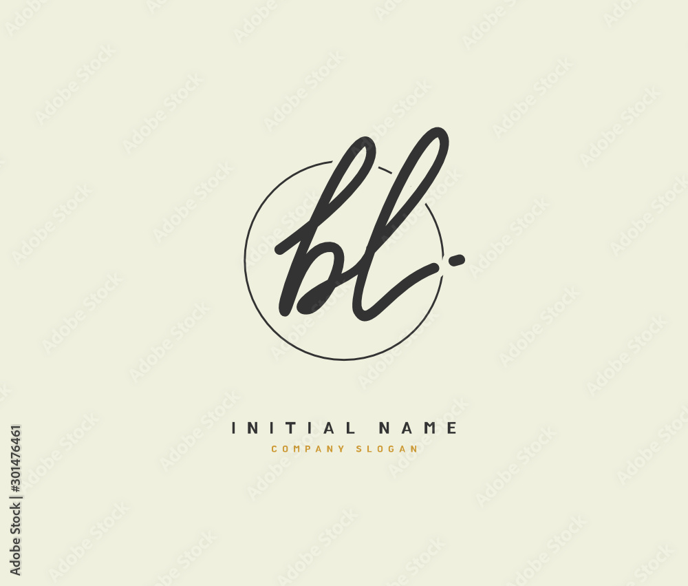 B L BL Beauty vector initial logo, handwriting logo of initial signature, wedding, fashion, jewerly, boutique, floral and botanical with creative template for any company or business. B L BL Beauty vector initial logo, handwriting logo of initial signature, wedding, fashion, jewerly, boutique, floral and botanical with creative template for any company or business.