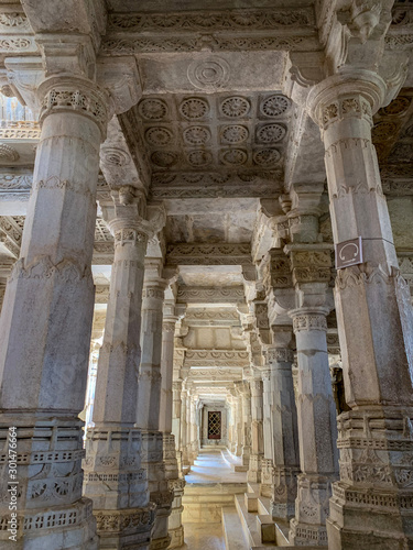 columns of the jain temple