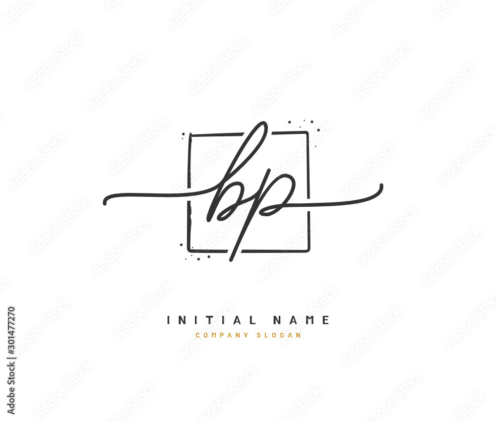 B P BP Beauty vector initial logo, handwriting logo of initial signature, wedding, fashion, jewerly, boutique, floral and botanical with creative template for any company or business. B P BP Beauty vector initial logo, handwriting logo of initial signature, wedding, fashion, jewerly, boutique, floral and botanical with creative template for any company or business.