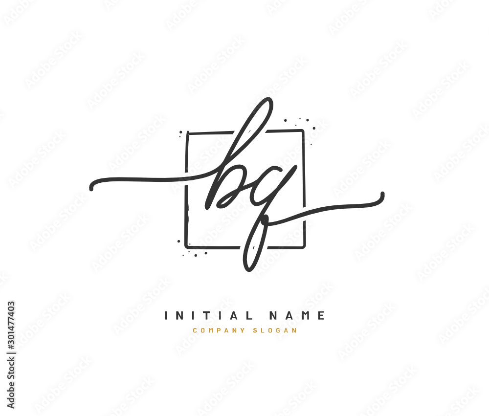 B G BG Beauty vector initial logo, handwriting logo of initial signature, wedding, fashion, jewerly, boutique, floral and botanical with creative template for any company or business. B G BG Beauty vector initial logo, handwriting logo of initial signature, wedding, fashion, jewerly, boutique, floral and botanical with creative template for any company or business.