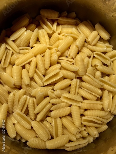 Delicious Italian Pasta in pan