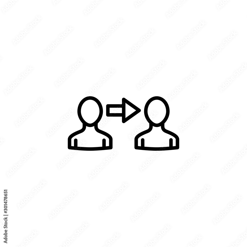 Social media avatars icon line design Social media avatars icon line design