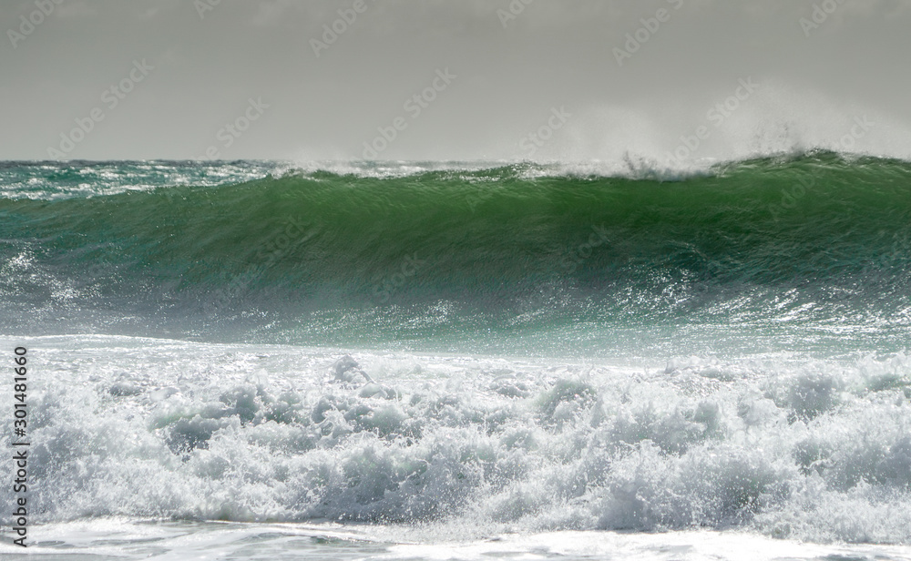 Waves_Crash on to ta Beach in Cornwall_16