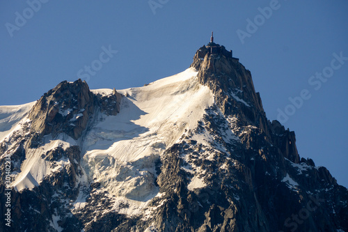 Aiguille du Midi, Mont Blanc massif, French Alps. France