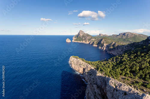 Cap de Formentor peninsula in Mallorca