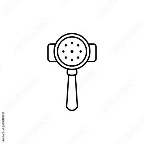 Isolated coffee strainer icon line design