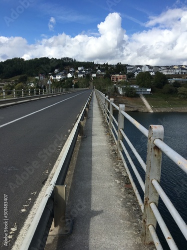 Bridge enterance into Spanish village photo