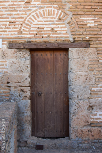 Old wooden door, Granada, Spain