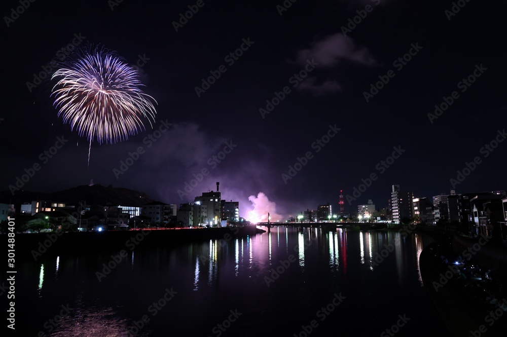 高知よさこい祭りの花火大会