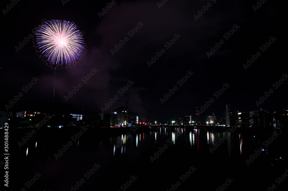 高知よさこい祭りの花火大会