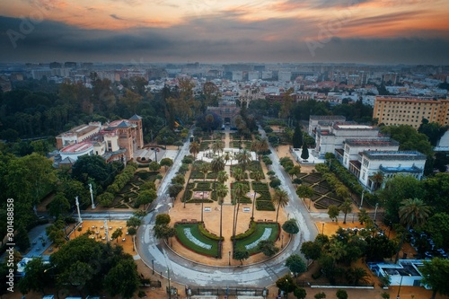 Seville aerial view