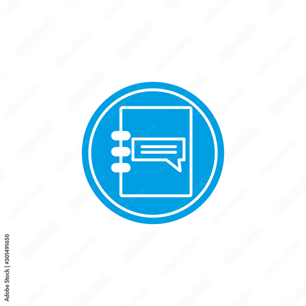 Isolated social media bubble icon block flat design Isolated social media bubble icon block flat design