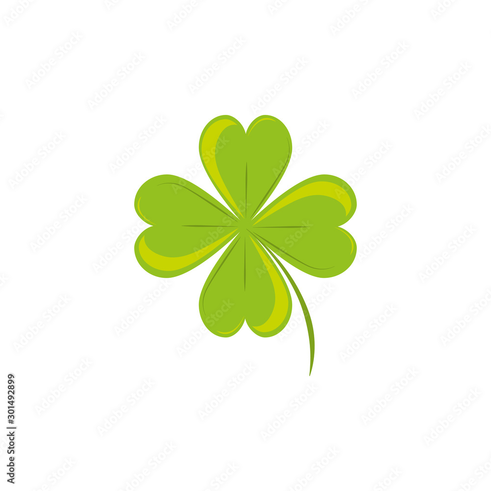 Isolated clover leaf icon vector design