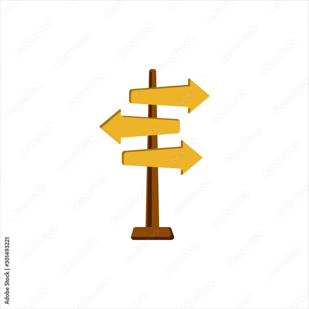 arrow signpost vector design symbol of road signs direction ways icon arrow signpost vector design symbol of road signs direction ways icon