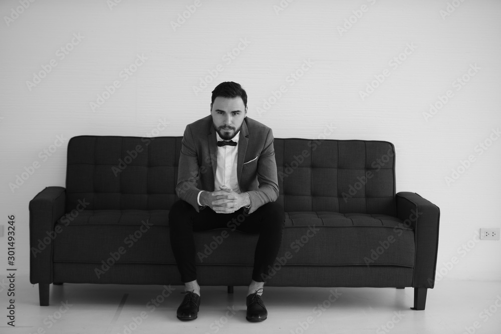 Young business man in suit Young business man in suit