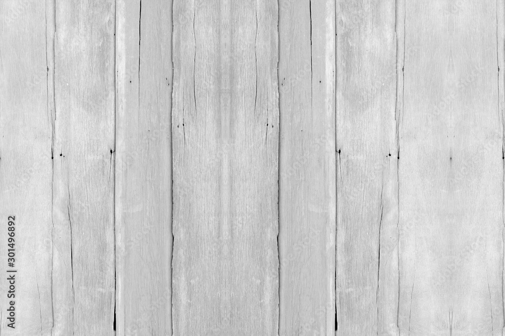 Fototapeta premium White wood plank texture,abstract background, ideas graphic design for web design or banner