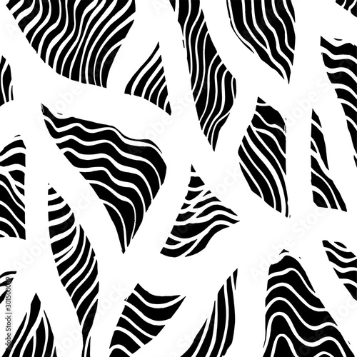 Brush texture pattern. Grunge vector.