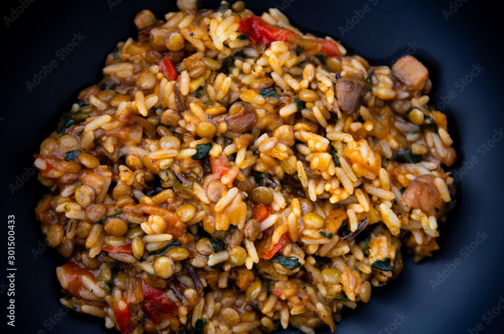 Vegetable dhal - lentil dhal with tomato, brown lentils Vegetable dhal - lentil dhal with tomato, brown lentils