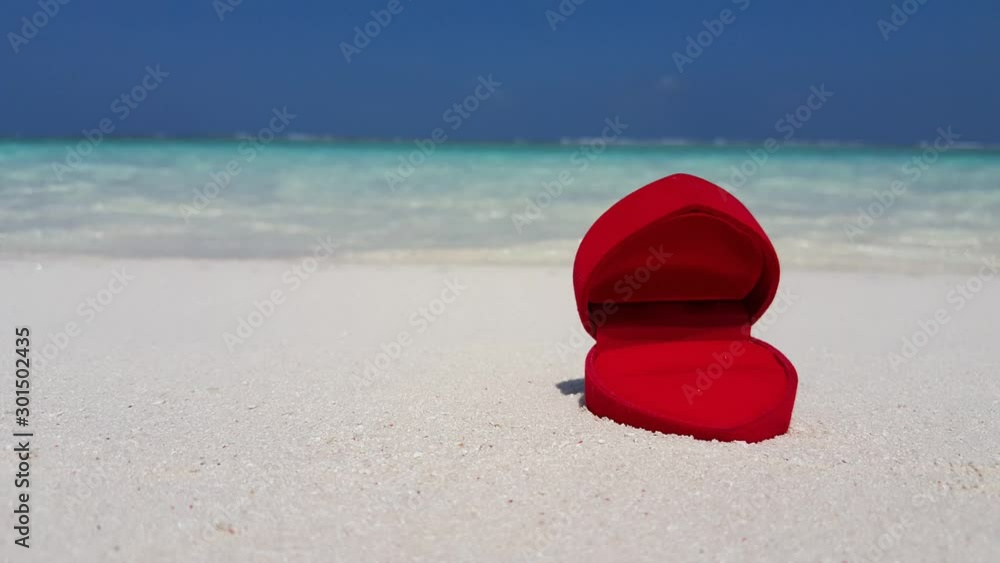 red heart box without ring in sands of barbados red heart box without ring in sands of barbados
